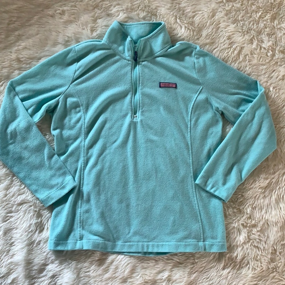 Vineyard Vines Striped Pullover Fleece